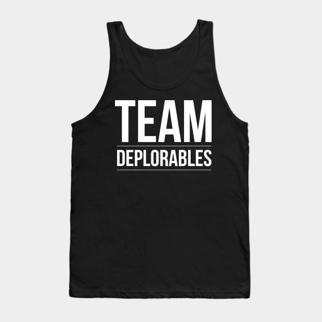 Team Deplorables Tank Top by nobletory